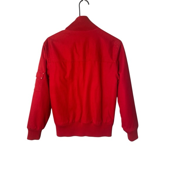 Annils Women's Size M Red Jacket with Pockets and Embellishments Long Sleeve - Picture 2 of 11